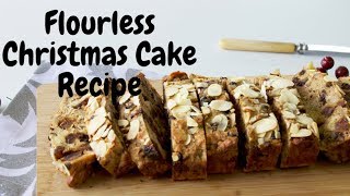 HEALTHIEST CHRISTMAS CAKE RECIPE | Flourless, Paleo, Gluten Free | Dairy Free, No Sugar Recipe