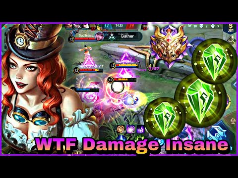 WTF Damage Insane Alice Mobile Legends 2021 - Alice Best Build WTF 1000% Damage Mobile Legend