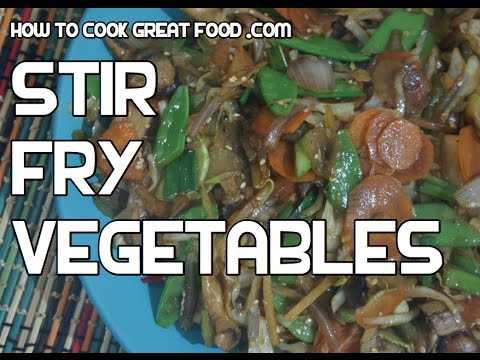 Simple Stir Fry Mixed Vegetables Recipe - Asian Fried Wok