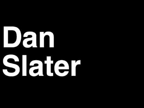 How to Pronounce Dan Slater New Zealand Silver Medal Finn Sailing London 2012 Olympics Video