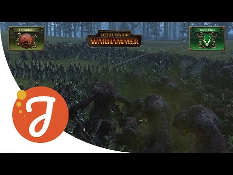 Greenskins Vs Wood Elves | Battle Replay #36 | Total War: Warhammer