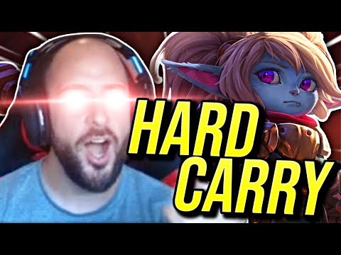 THE HARDEST I'VE EVER CARRIED?!? RENEKTON VS POPPY TOP! - Road To Challenger | League of Legends