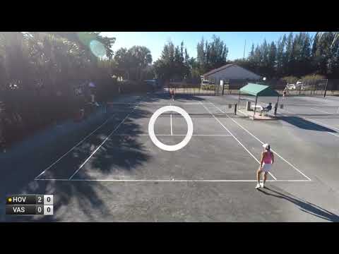 Liv Hovde [8] - Arina Gabriela Vasilescu (W25 Boca Raton, FL 2023 R16)