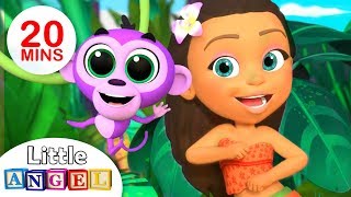 Princess Songs: The Jungle Princess, Apples and Bananas | Kids Songs by Little Angel