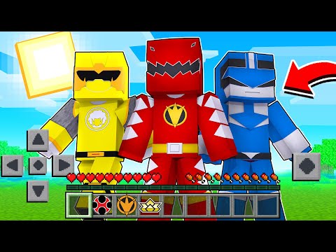 *NOVO* ADDON DOS POWER RANGERS NO MINECRAFT PE (viramos rangers) ‹‹ P3DRU ››