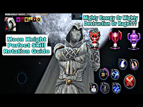 Ctp Comparison Showcase For Moon Knight & Perfect Skill Rotation Guide - Marvel Future Fight