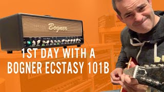 Video thumbnail for 1st Day with a Bogner Ecstasy 101B by Michael Nielsen - Big Hairy Guitars