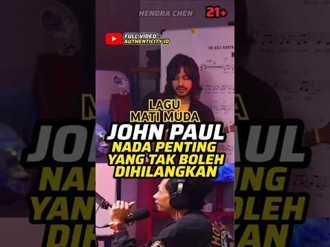 Nada penting lagu mati muda‼️ #videoviral #johnpaul #penerbangroket #arilesmana #kangsoleh #musisi