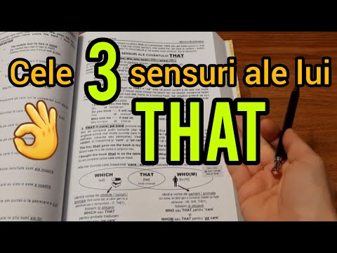 Lecţia # 007 – Cele 3 sensuri ale cuvântului THAT