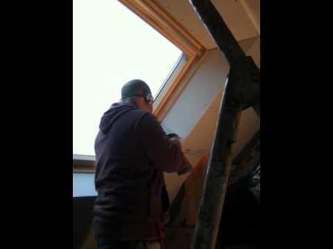 comment poser placo autour d'un velux