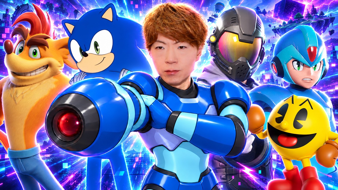 伝説のゲームキャラクターがフォートナイトに大集結