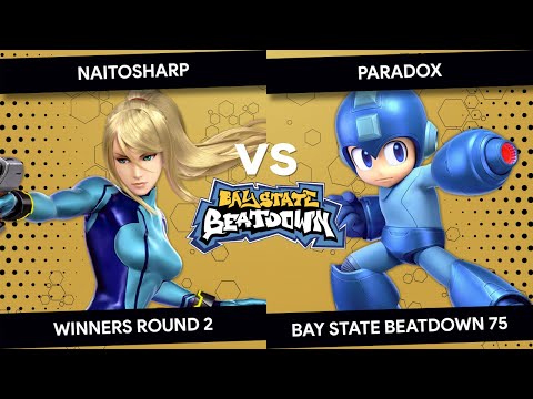 Bay State Beatdown 75 - naitosharp (Zero Suit Samus) vs Paradox (Mega Man) - Winners Round 2