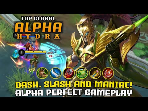 Give me my Maniac! Alpha Best Build 2020 | Gameplay by Top 1 Global Alpha - HYDRA | Mobile Legends