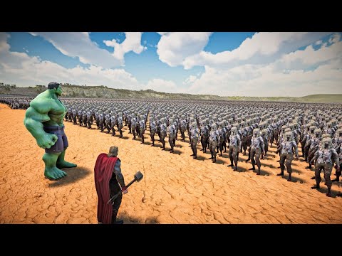 THOR & HULK VS 1,000,000 FEMALE ZOMBIES - Ultimate Epic Battle