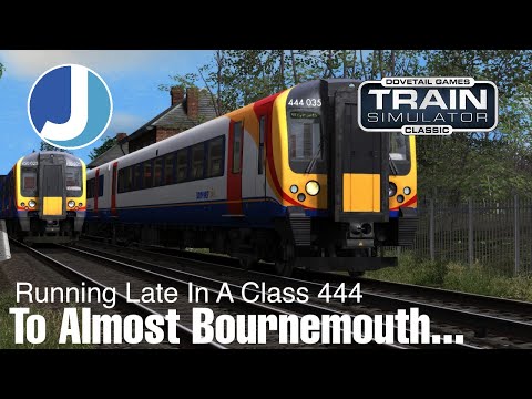 Train Simulator Classic | South Western Main Line | Class 444 | Southampton - Almost Bournemouth
