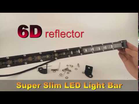 Super Silm & Super Bright LED Light bar One Row CREE Chips