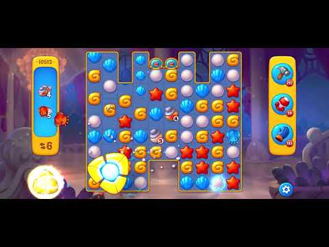 Fishdom level 10513 no boosters フィッシュダム ノーマル