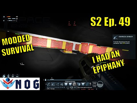 Lets Play Space Engineers Modded Survival S2 Ep49 | Fixing the Refineries