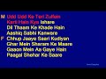 Mehndi Laga Ke Rakhna Udit Narayan Lata Mangeshkar Duet Hindi Full Karaoke With Lyrics
