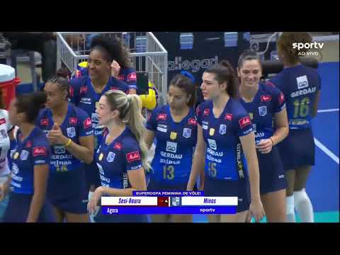 Supercopa de Vôlei Feminino 2022 - Sesi-Bauru x Minas