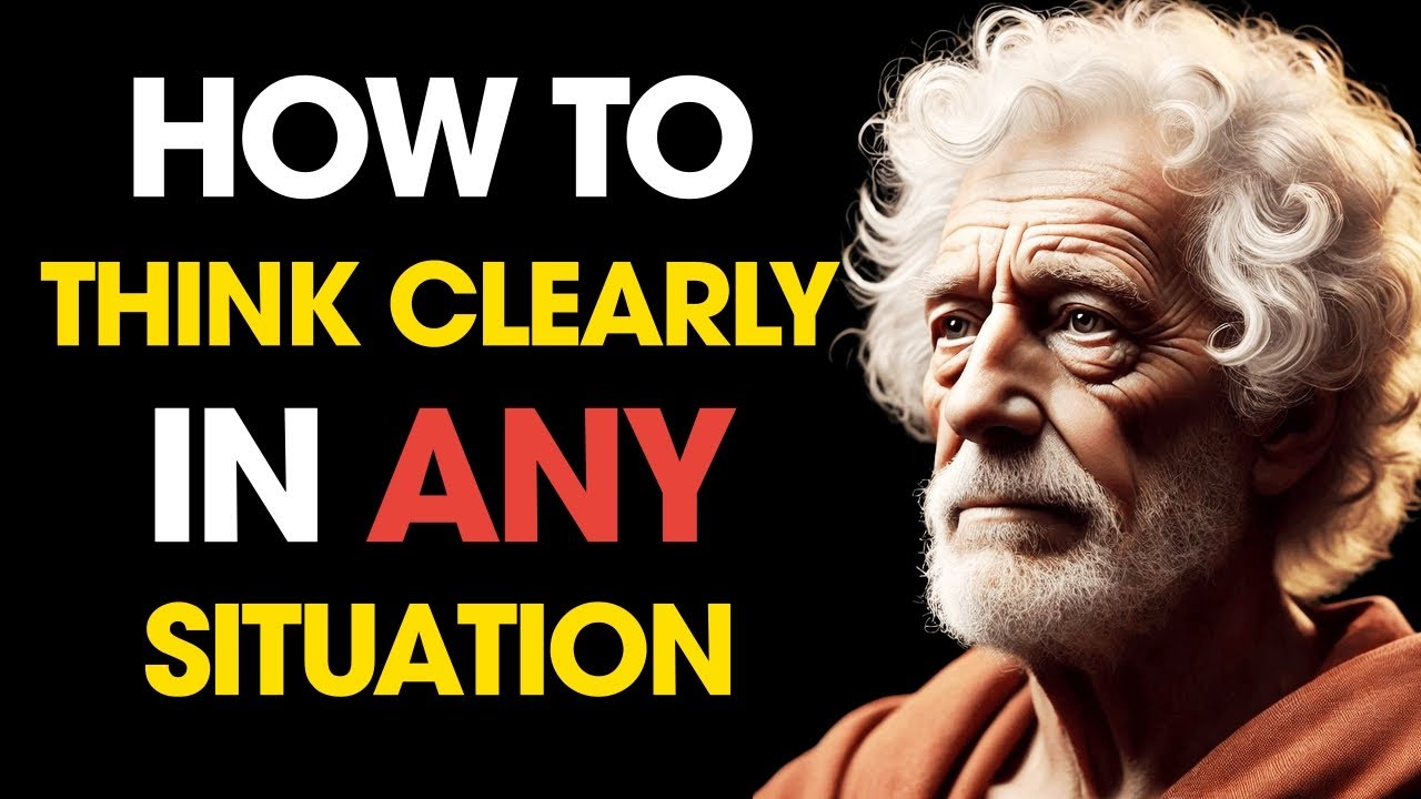 Eliminate BRAIN FOG and Learn to THINK CLEARLY With CONFIDENCE | Stoic Philosophy