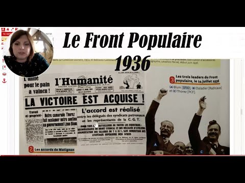 Front Populaire correction exercices