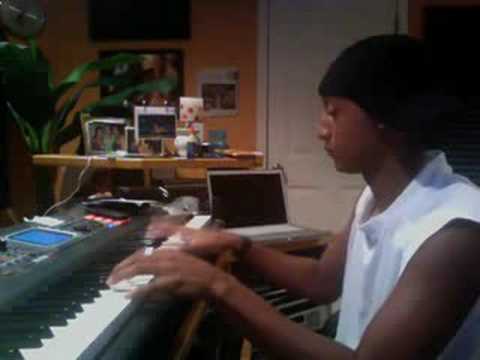 Herman P-Nut Johnson Playing The Piano