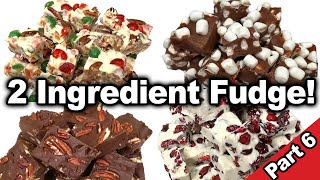 These Christmas Fudges Are Almost Too Easy! Pecan Caramel, White Cranberry, Peppermint & More!