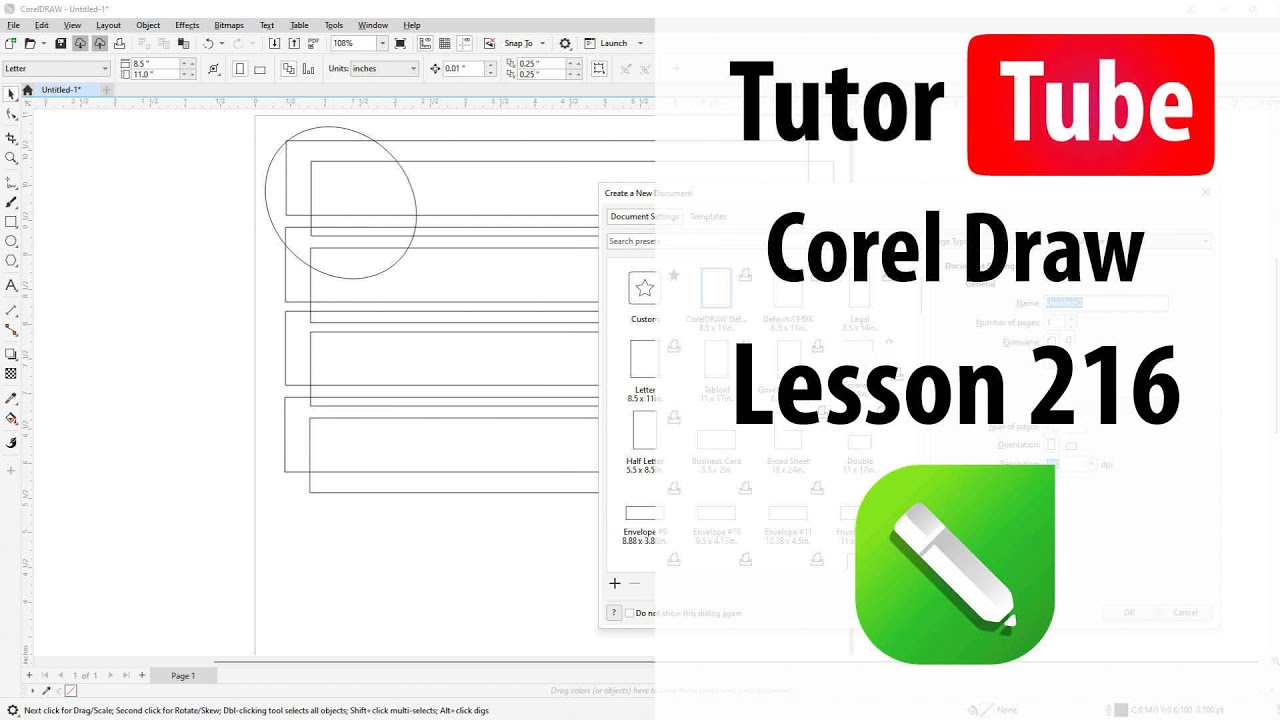 Corel Draw - Lesson 216 - Publishing to PDF