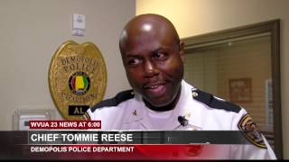 MAN BREAKS INTO POLICE STATION