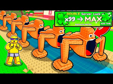 Unlocking 99x MAX LUCK In Steal a Fish