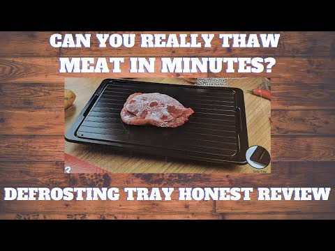 Can you really thaw meat in just minutes? Defrosting Tray Honest Review | As Seen on TV?