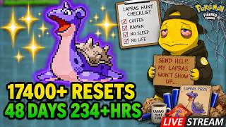 ✨Shiny hunting LAPRAS in Pokémon FireRed/LeafGreen! DAY 90