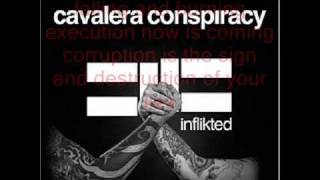 cavalera conspiracy - inflicted (lyrics)