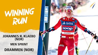 Klaebo triumphs at home to keep winning streak alive | FIS Cross Country World Cup 23-24