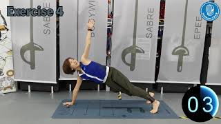 在家練劍 | Fencer Training Mat | Strength Episode 1