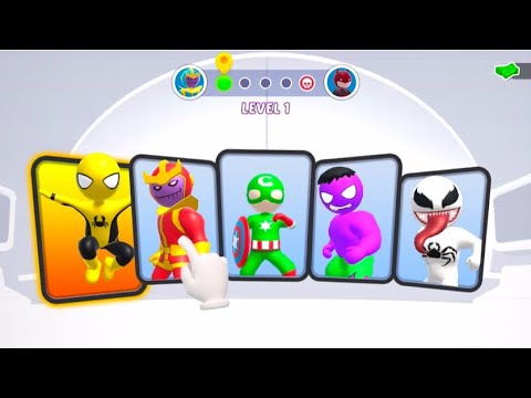 Comic Stick 3D “Ready to Fight” ‼ Level 2 - 5 Completed - YouTube