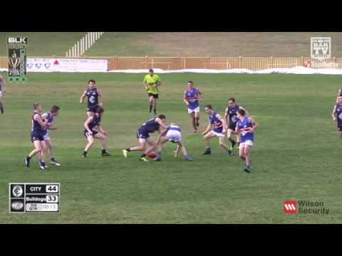 BDAFL Round 10 1st Division Highlights - Newcastle City Blues v Warners Bay Bulldogs