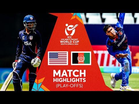 USA v Afghanistan | Match Highlights | U19 CWC 2024