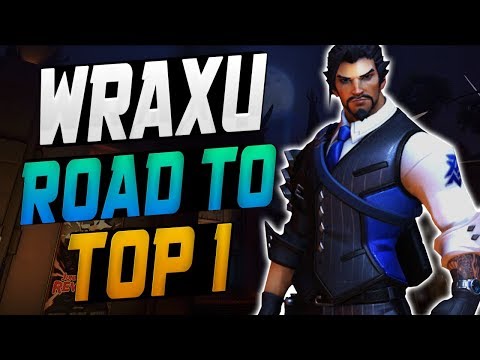WRAXU BEST HANZO IN THE WORLD! [ OVERWATCH SEASON 12 TOP 500 ]