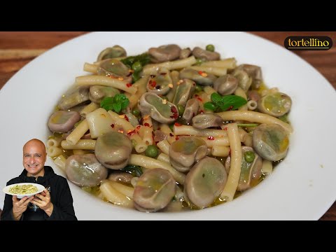 Rustic Sicilian Pasta with Broad Beans and Peas - Humble & Delicious