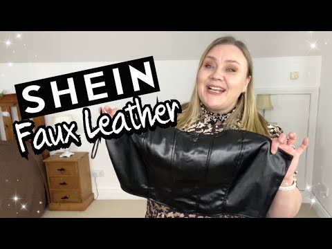 SHEIN FAUX LEATHER | Plus Size Try On Haul