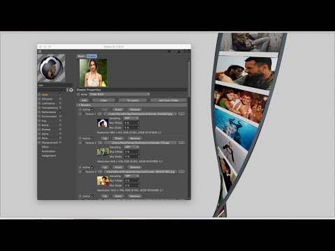 MoGraph Multishader film Strip Making in Cinema 4D Tutorial