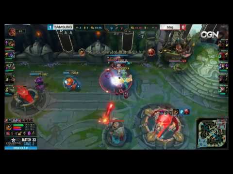 BBQ vs SSG Highlights Game 2 | LCK SUMMER 2017 | BBQ Olivers vs Samsung
