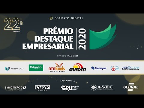 PRÊMIO DESTAQUE EMPRESARIAL 2020 - FORMATO DIGITAL