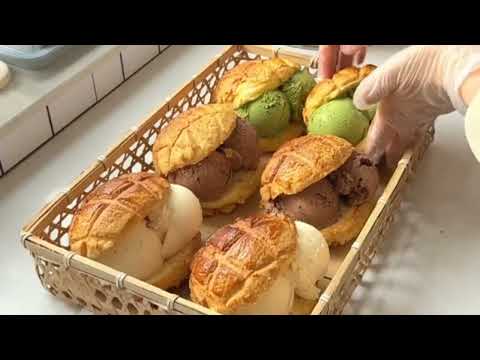 delicious ice cream puff #shots