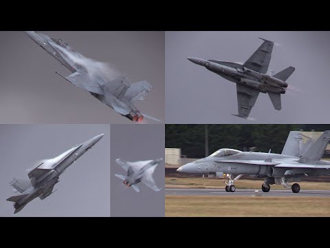 25/07/19 RIAT 2025 | Finnish Air Force F-18C Hornet Flying Display at Day 2