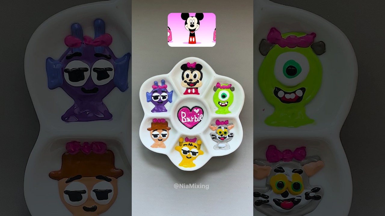 Sprunki barbie girl color mixing💖Guess the Final color! #colormixing