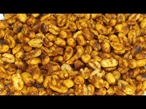 Spicy Peanut Recipe || Bakery Style Peanuts Recipe || Quick Snacks Recipe