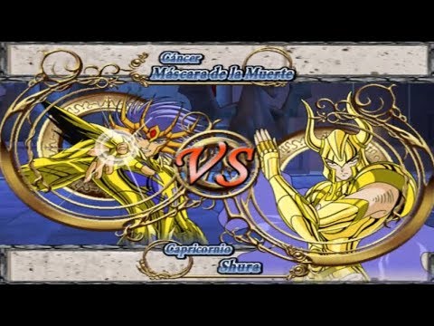 Saint Seiya - Cancer Death Mask vs Capricornio Shura